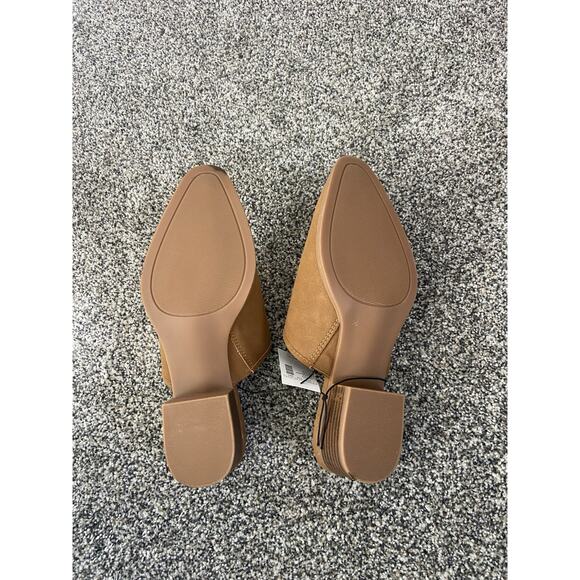 Maurice’s Super Cush Bailey Pointed Toe Slip On Mule Size 7.5 New Brown Tan - Picture 5 of 5